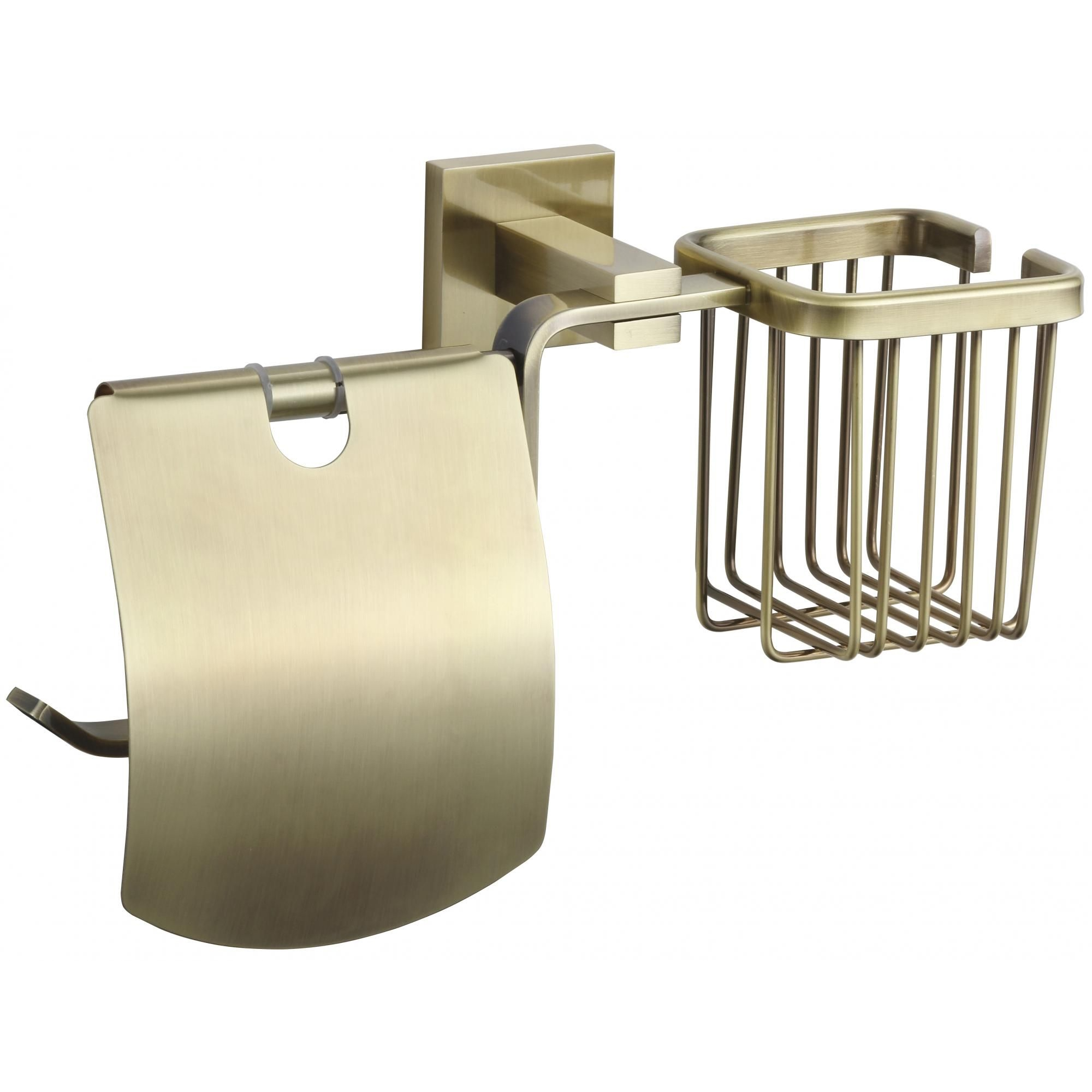 

Держатель для туалетной бумаги и освежителя Savol S-L06551C, бронза, S-L06551C