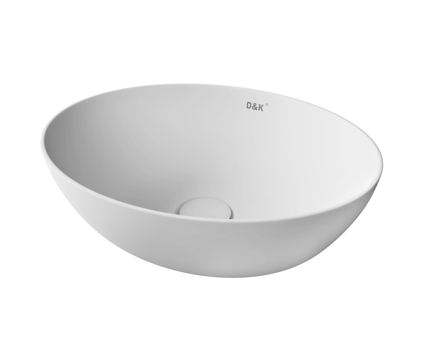 

Раковина D&K Matrix DT1390708 накладная белая матовая, Белый, DT1390708
