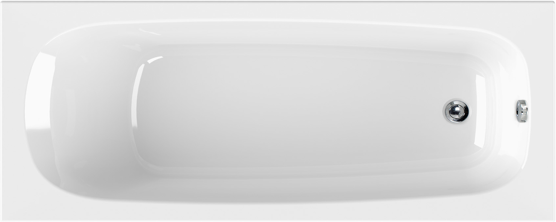 

Акриловая ванна Cezares Eco 170x75 см, Белый, ECO-170-75-41-W37