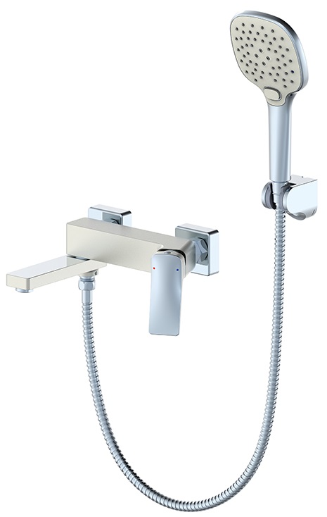 

Смеситель для ванны с душем Panta PT639006CBW хром/белый, PT639006CBW