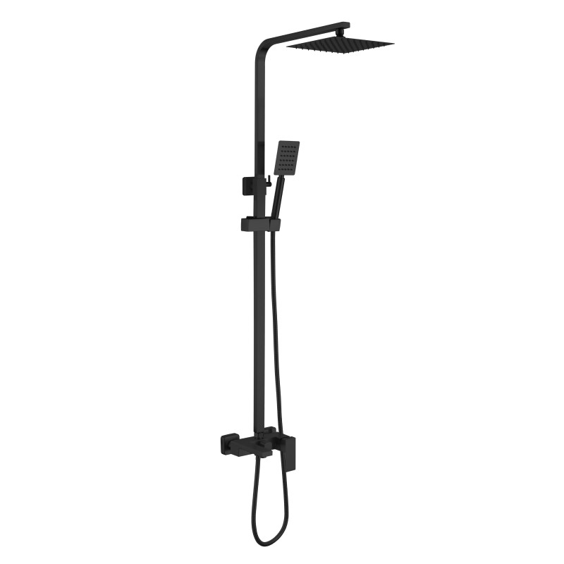 

Душевая стойка Haiba HB24803-7 черная, Черный, HB24803-7