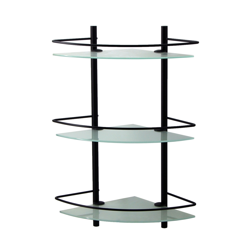 

Полка WasserKRAFT K-3133BLACK угловая, Черный, K-3133BLACK