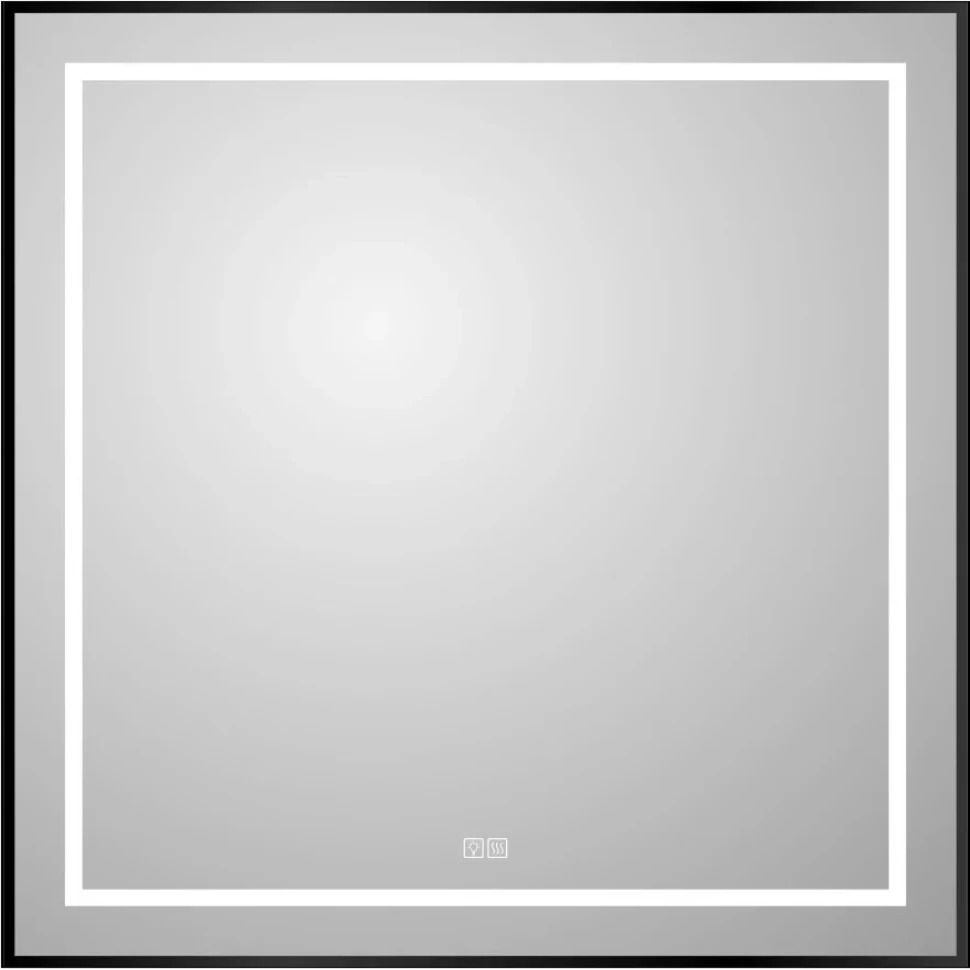 

Зеркало BelBagno SPC-KRAFT-900-800-LED-TCH-WARM-NERO с подсветкой и подогревом, Черный, SPC-KRAFT-900-800-LED-TCH-WARM-NERO