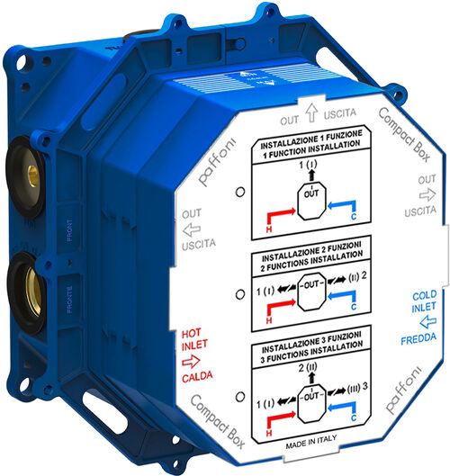 

Скрытая часть Paffoni Compact Box CPBOX001 для смесителя, Compact Box CPBOX001