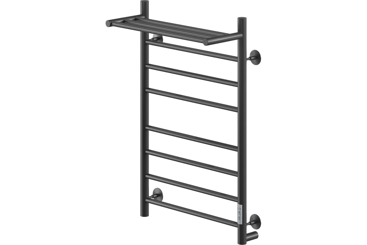 

Электрический полотенцесушитель Ника Way-2 80/40 с полкой RAL9005 черный матовый U, Way-2 80/40 RAL9005 U