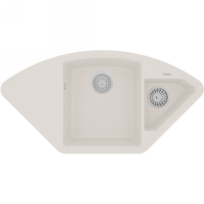 

Мойка кухонная Lemark Irkana 980 9910046 50 белая, Белый, 9910046