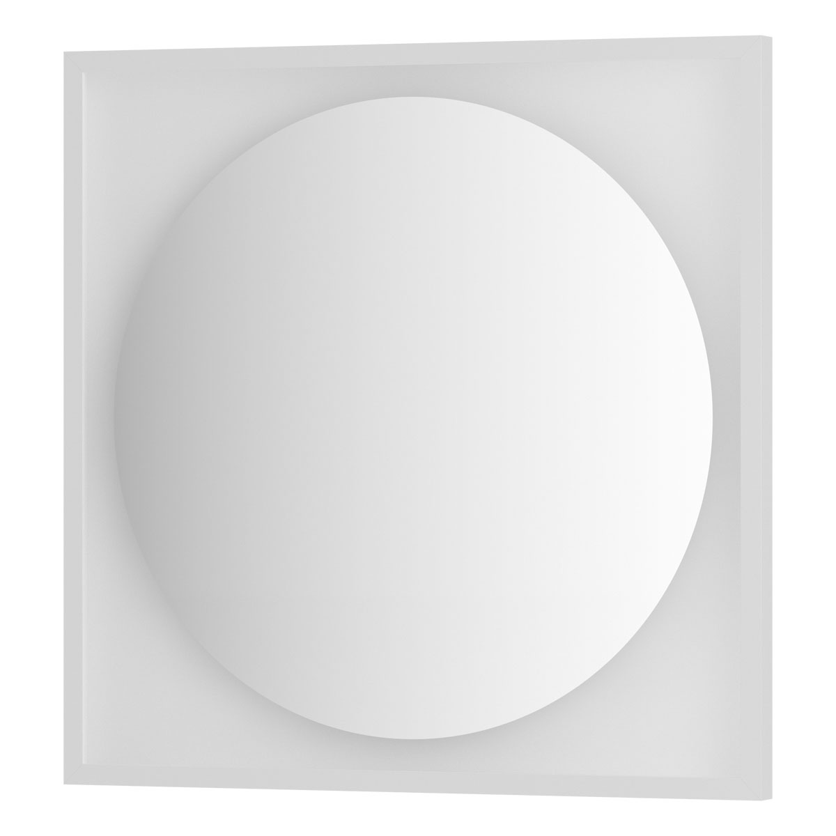 

Зеркало Defesto Еclipse DF 2237 70x70 белая рама, с LED-подсветкой, Белый, DF 2237