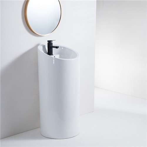 

Раковина CeramaLux P7030L напольная, Белый, N P7030L