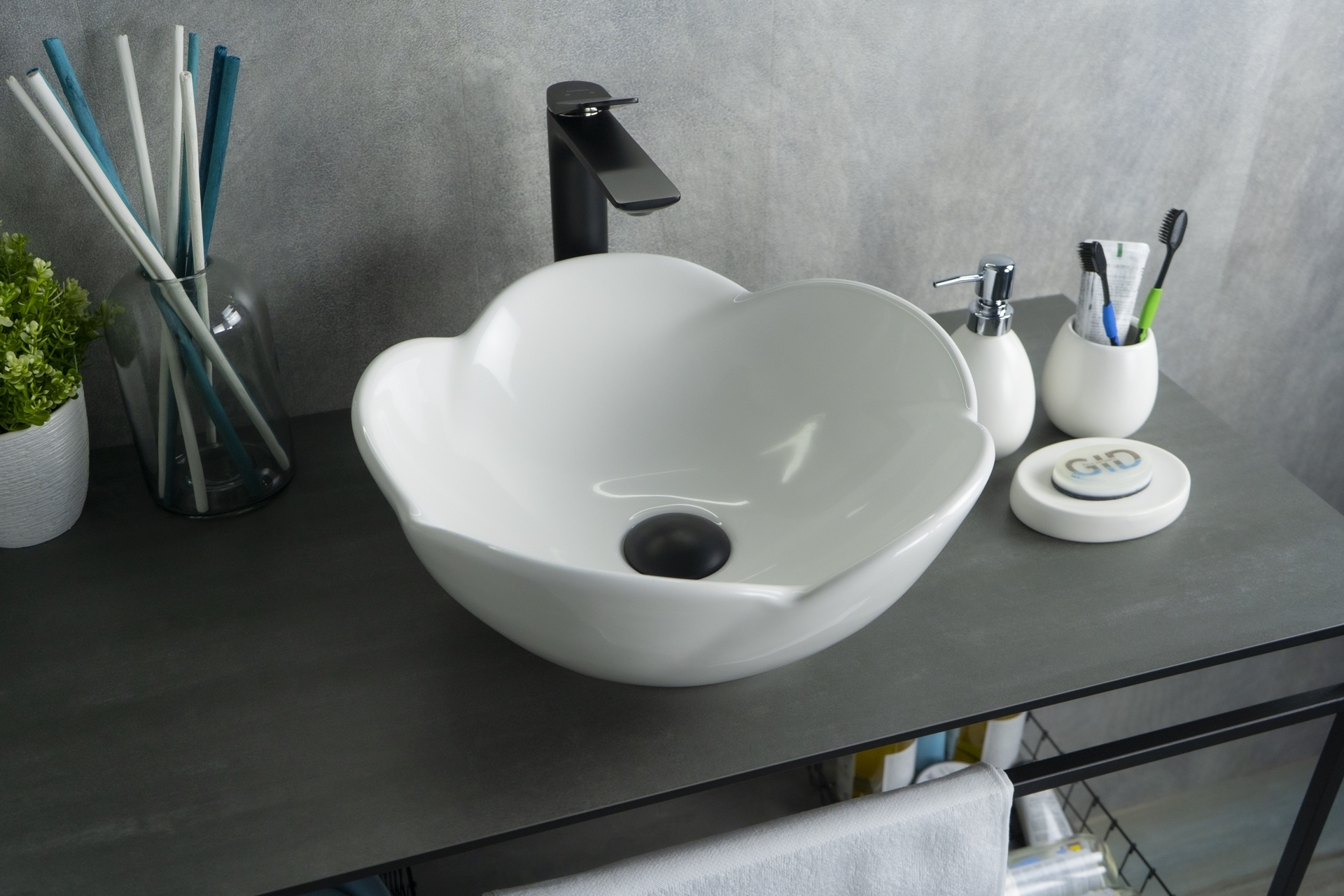 

Раковина Gid Esfera N9078 38,5х38,5 см, белая, Белый, Esfera N9078