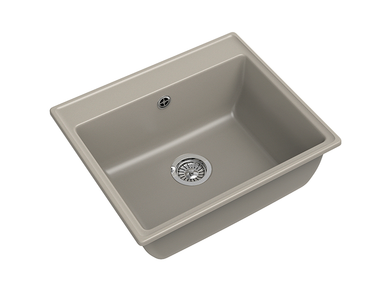 

Мойка кухонная GranFest VERTEX GF-V-580 топаз, GF-V-580