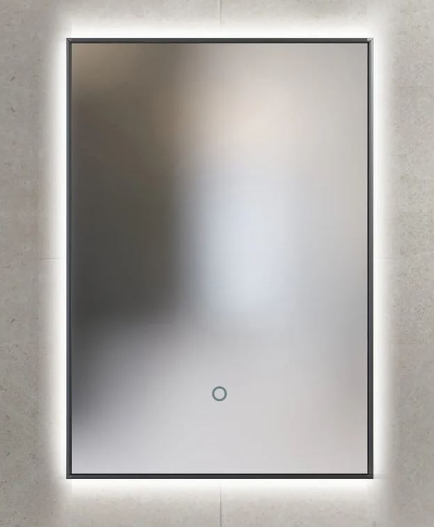 

Зеркало SanVit Панорама Black 50x60 с LED подсветкой, Черный, Black 50x60