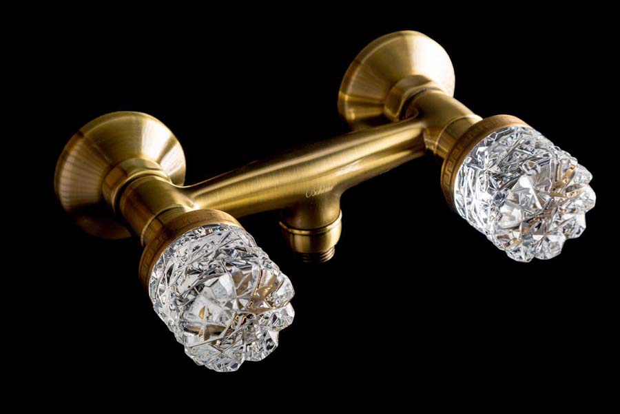 

Смеситель Boheme Crystal 314-CRST для душа, бронза, Crystal 314-CRST