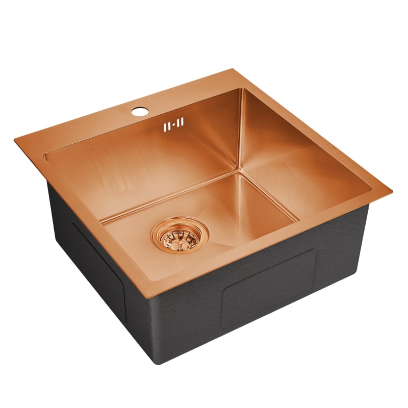 

Мойка кухонная Emar PVD EMB-116 PVD Nano Coppery медь, EMB-116 PVD Nano Coppery