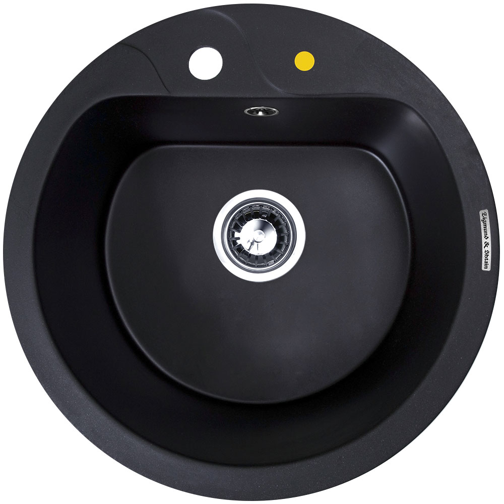 

Мойка кухонная Zigmund & Shtain KREIS 505F черный базальт, KREIS 775F
