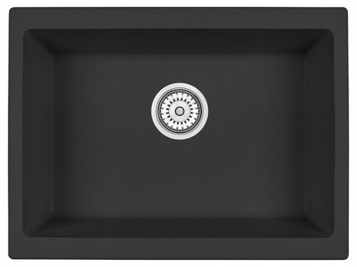 

Мойка кухонная Emar Quartz EMQ-1555.P морион, Черный, EMQ-1555.P