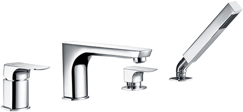 

Смеситель WasserKRAFT Salm 2755 на борт ванны, Хром, Salm 2755
