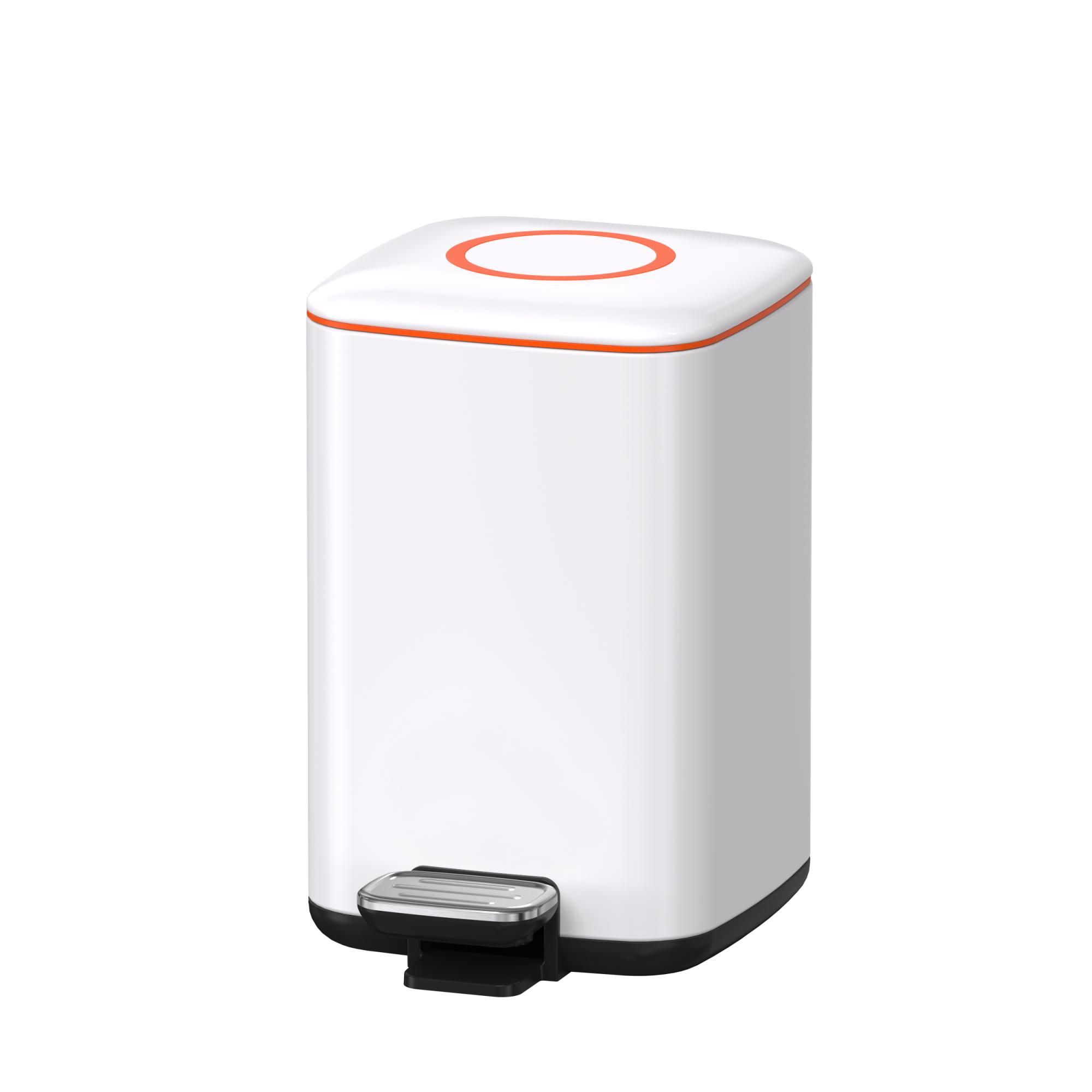 

Мусорное ведро Java S-888-9W белое, Белый, S-888-9W