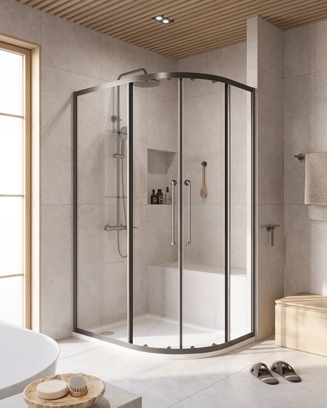 

Душевой уголок Cezares Relax-304-RH-2-120/90-C-GM профиль оружейная сталь, стекло прозрачное, RELAX-304-RH-2-120/90-C-GM