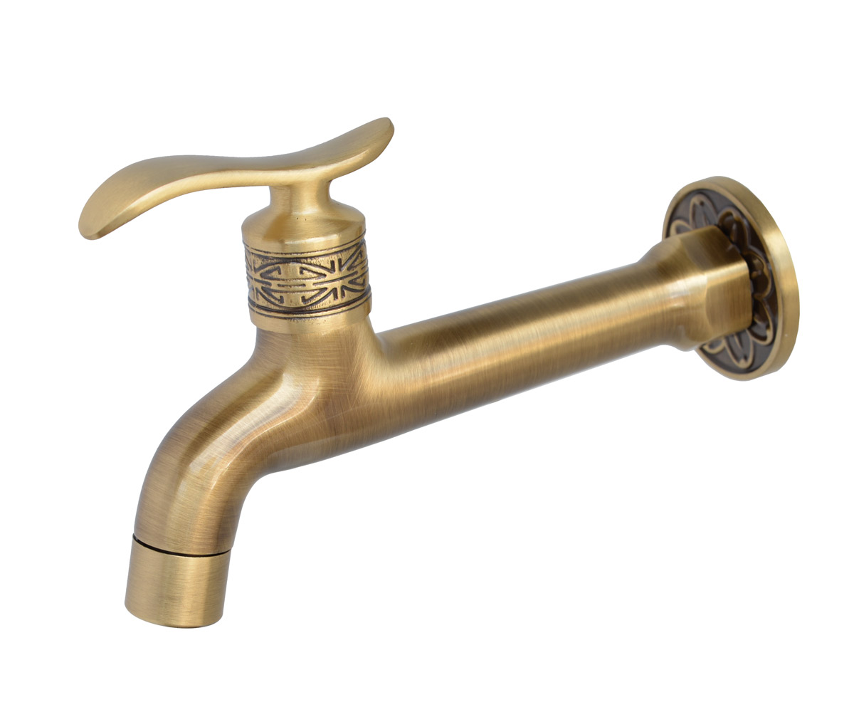 

Кран Bronze de Luxe 21598/1 длинный, сливной 1/2", Бронза, 21598/1