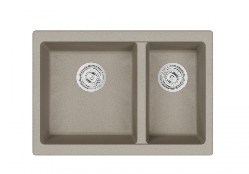

Мойка кухонная Emar Quartz EMQ-2665.PL сардоникс, Бежевый, EMQ-2665.PL