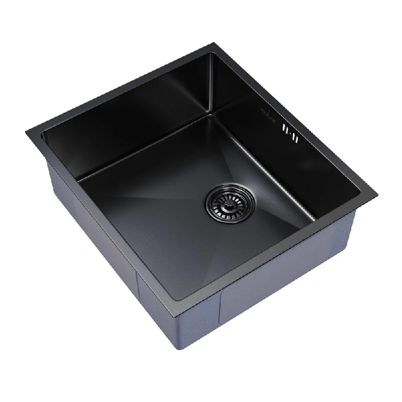 

Мойка кухонная Mixline Pro 50х44 (3,0) с сифоном, черный графит, 50х44