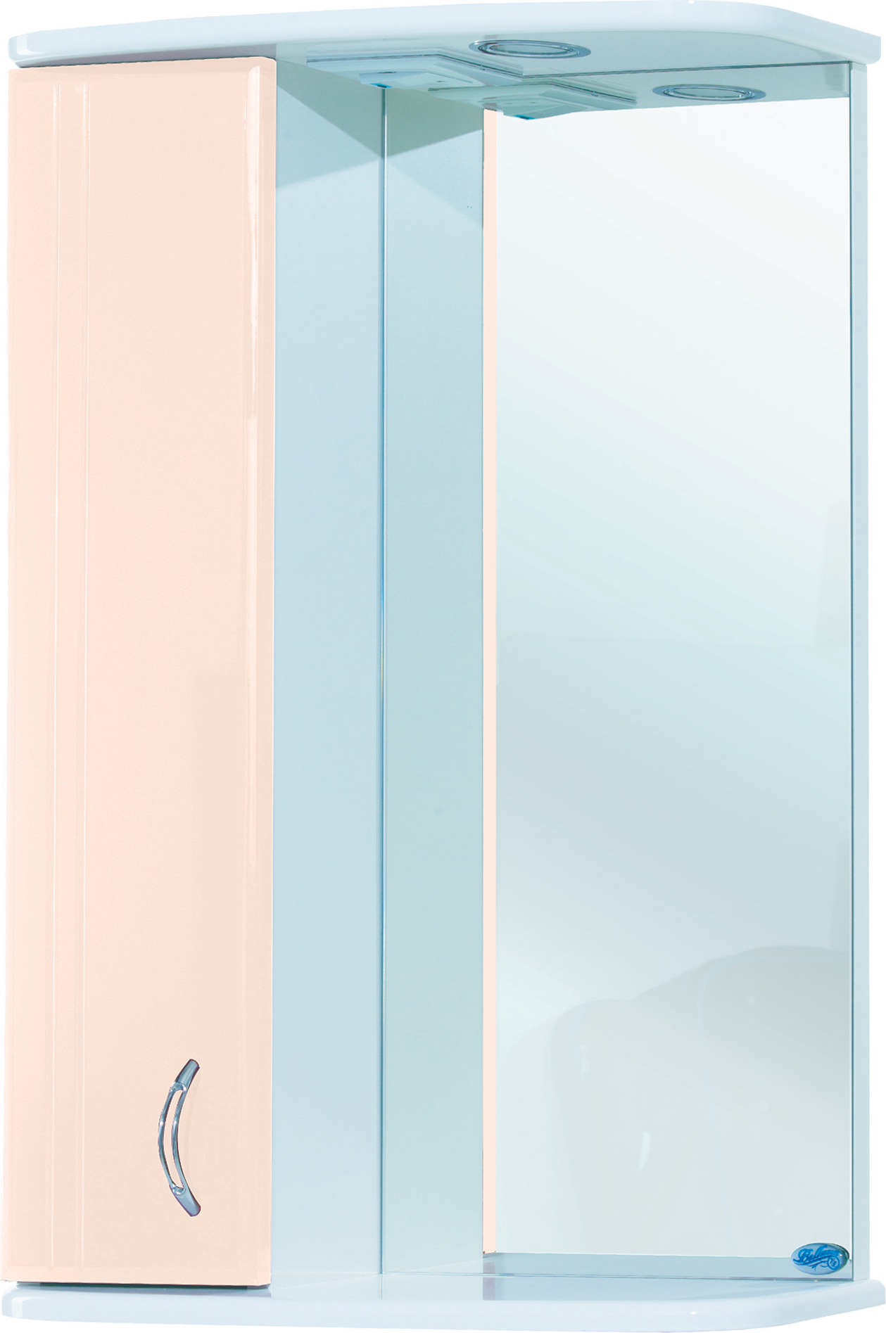 

Зеркало-шкаф Bellezza Астра 55 L бежевый, Астра 55