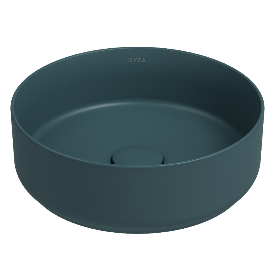 

Раковина Isvea Infinity 10NF65036SV-2P 36x36 см, изумрудная матовая, 10NF65036SV-2P