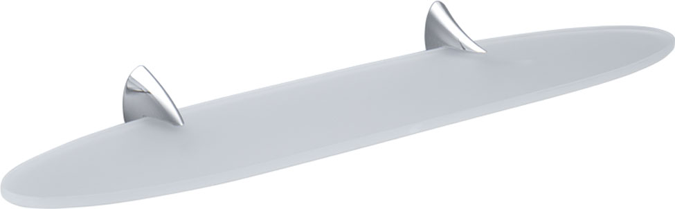 

Полка Colombo Design Link B2416.CR, Белый;хром, Link B2416.000