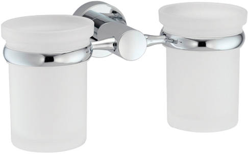 

Стакан WasserKRAFT Donau K-9428D двойной, Хром, Donau K-9428D