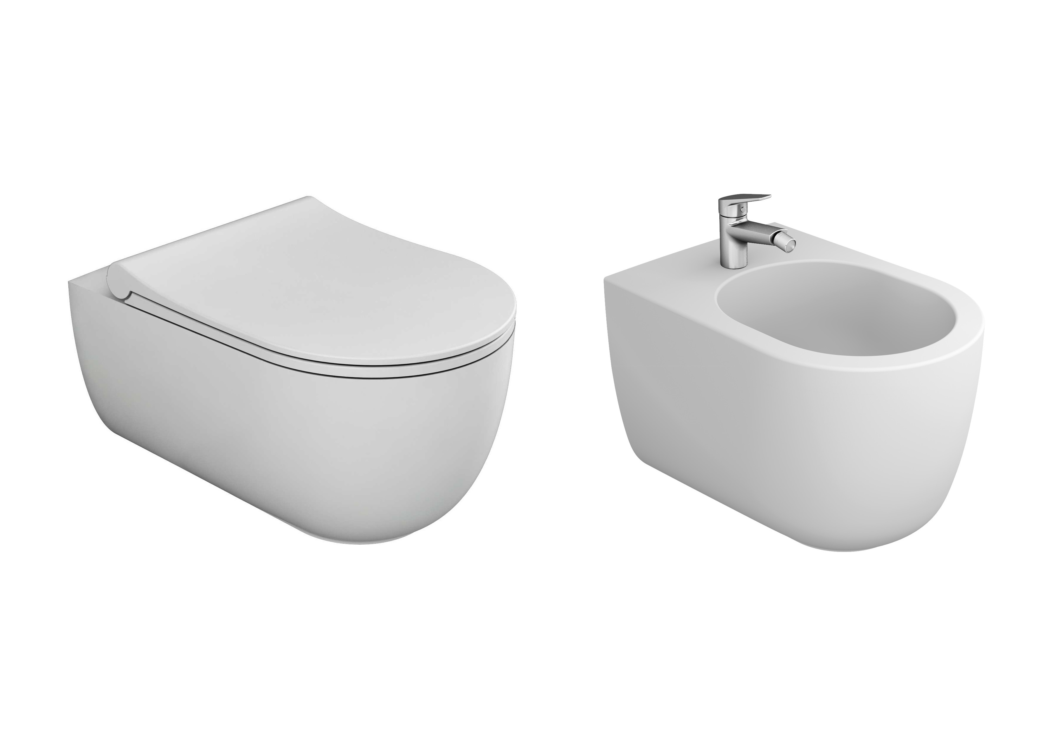 

Комплект Bien Vokha унитаз MDKA052N1VP0W5000 + биде MDBA05201VD1W5000, Белый, Vokha