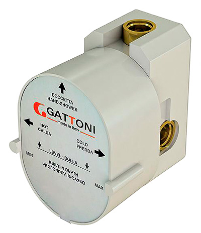

Смеситель Gattoni GBOX SC056/00 скрытая часть, Белый, GBOX SC056/00