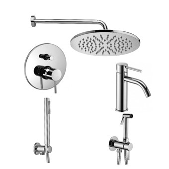 

Душевой комплект Paffoni Light KITZLIG015CR071, Хром, KITZLIG015CR071
