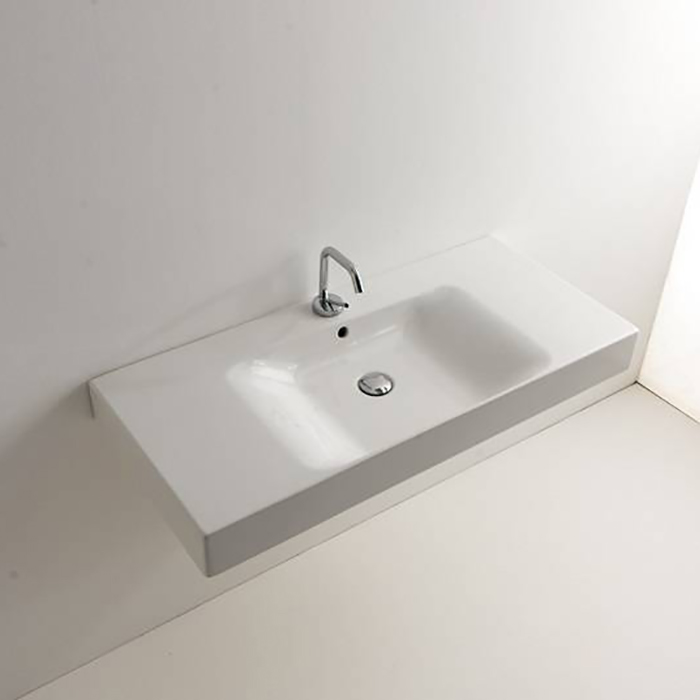 

Раковина Kerasan Cento 355001*1 100x45 см, Белый, Cento 355001