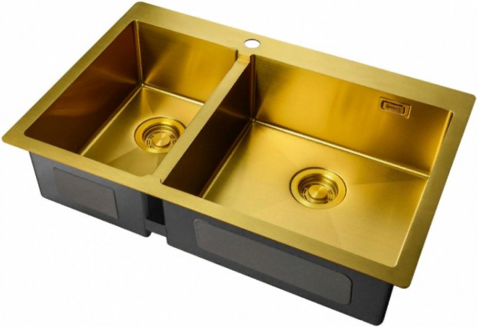 

Мойка кухонная Zorg Light ZL R 780-2-510-R BRONZE, Бронза