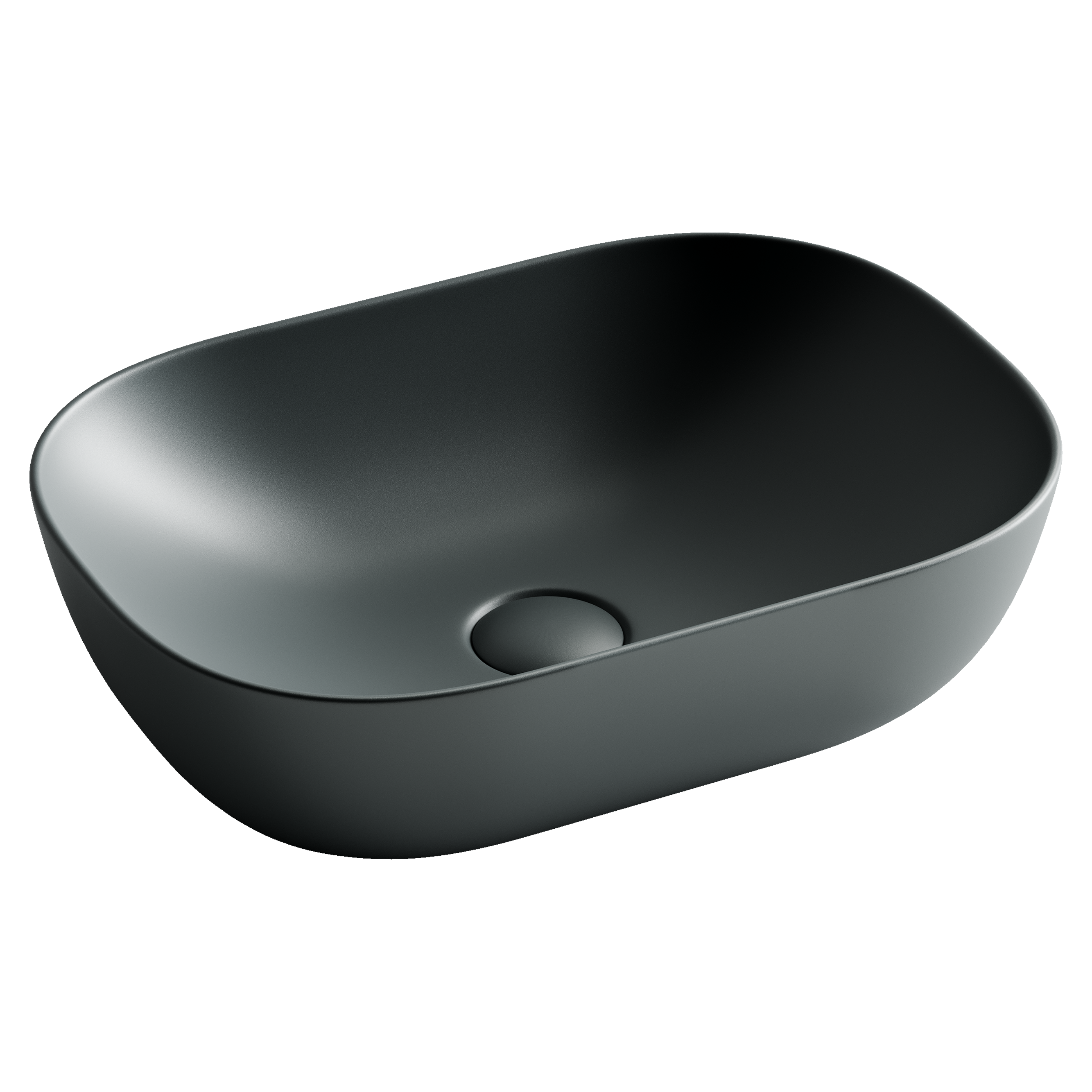

Мебельная раковина Ceramicanova Element CN6009MDH накладная темный антрацит матовая, CN6009MDH