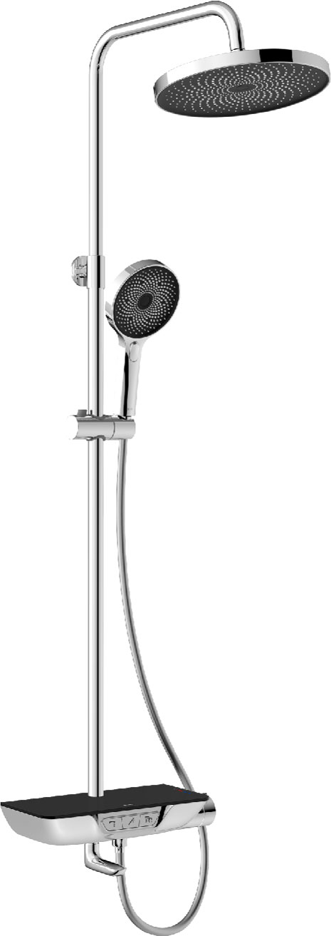 

Душевая стойка IDDIS Shelfy SPASBBTi06, Черный