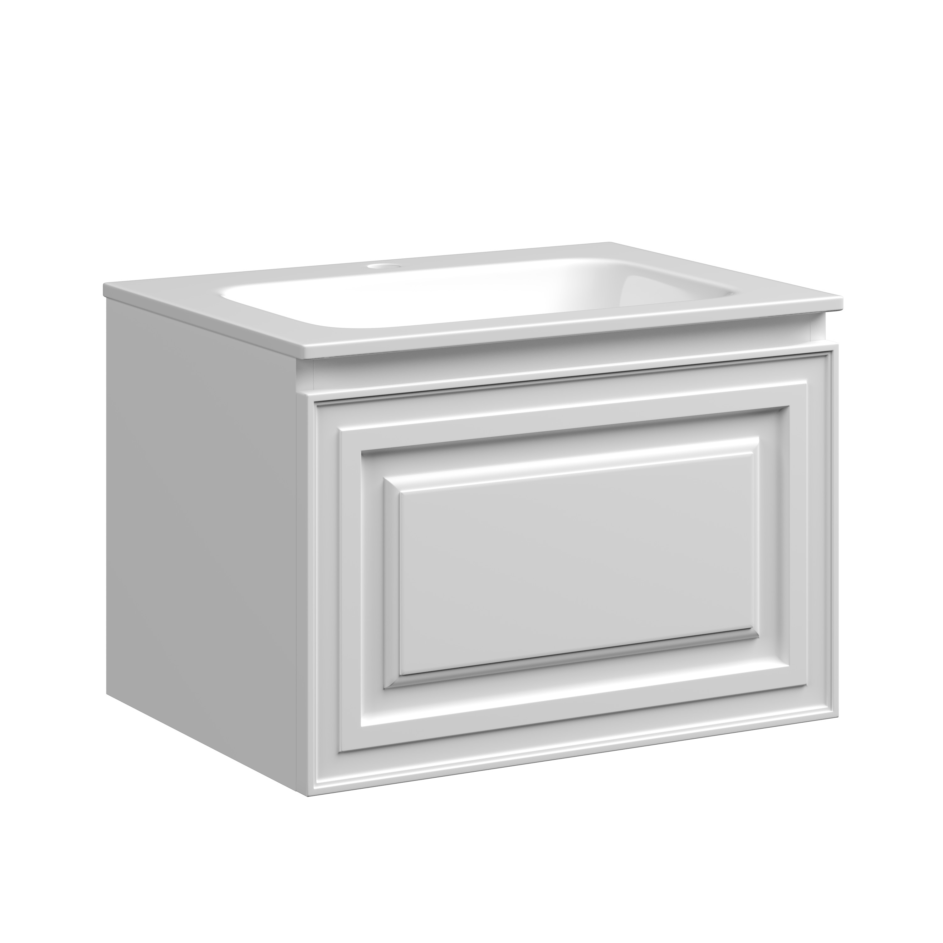 

Тумба с раковиной Sancos Very 60 подвесная, Bianco, Белый, Very 60