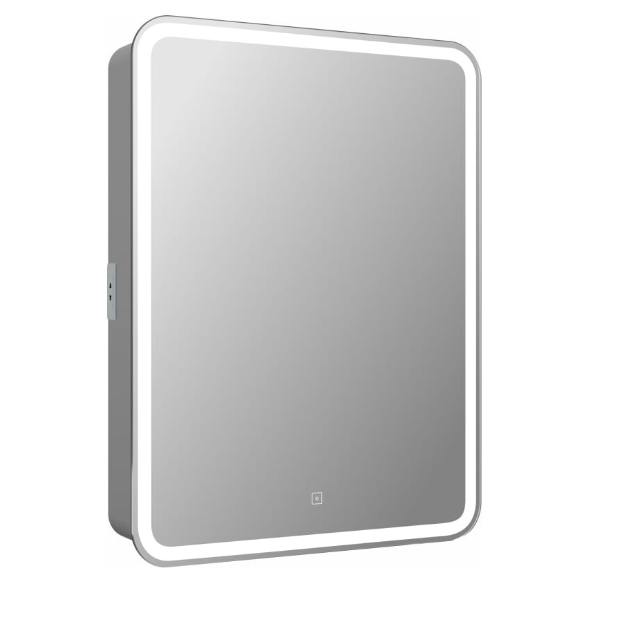 

Зеркало-шкаф Reflexion Circle LED 55х80 с подсветкой, правый, сенсорный выключатель, Белый, RF2106SR