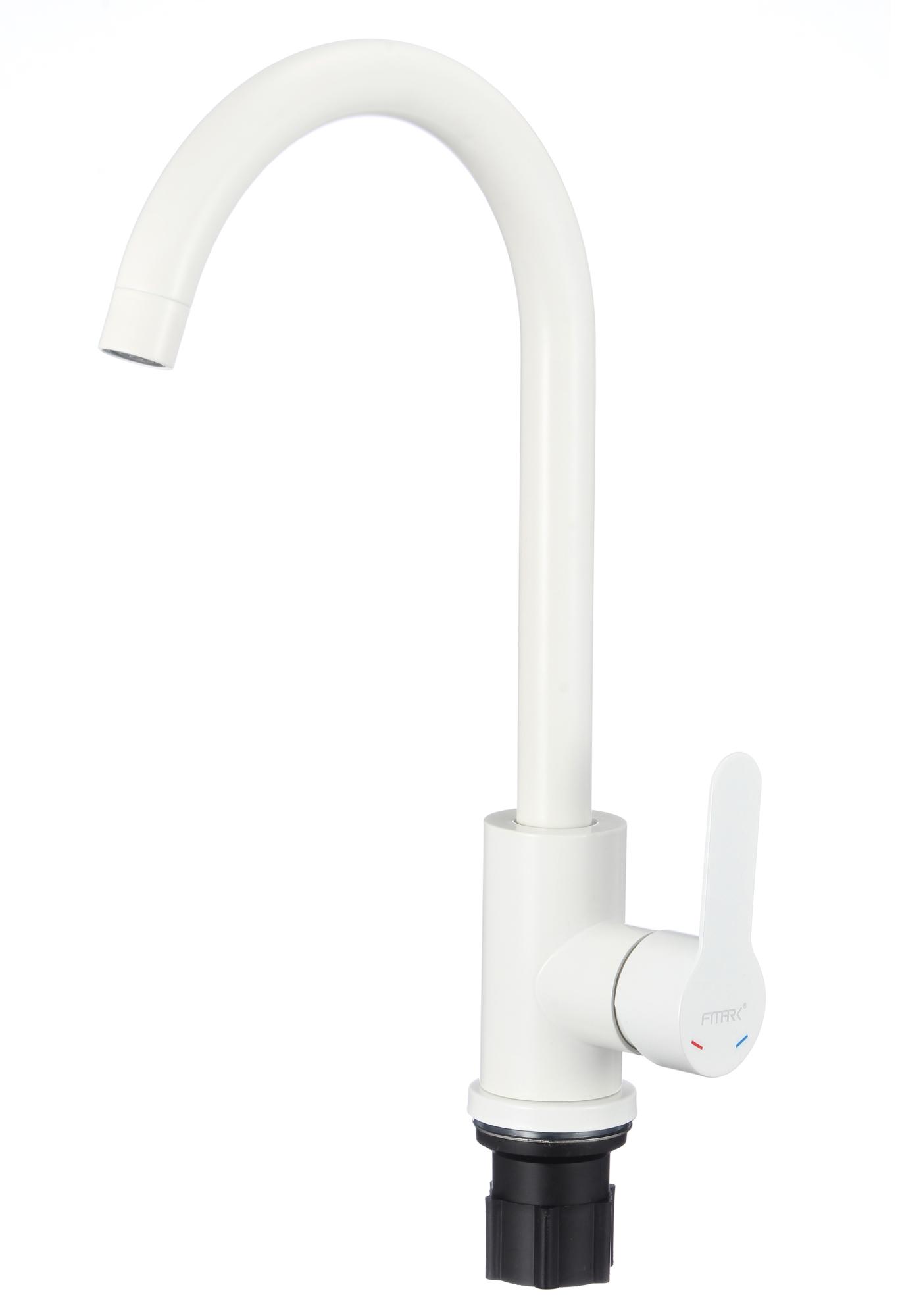 

Смеситель для кухонной мойки Fmark FS8232W белый, FS8232W