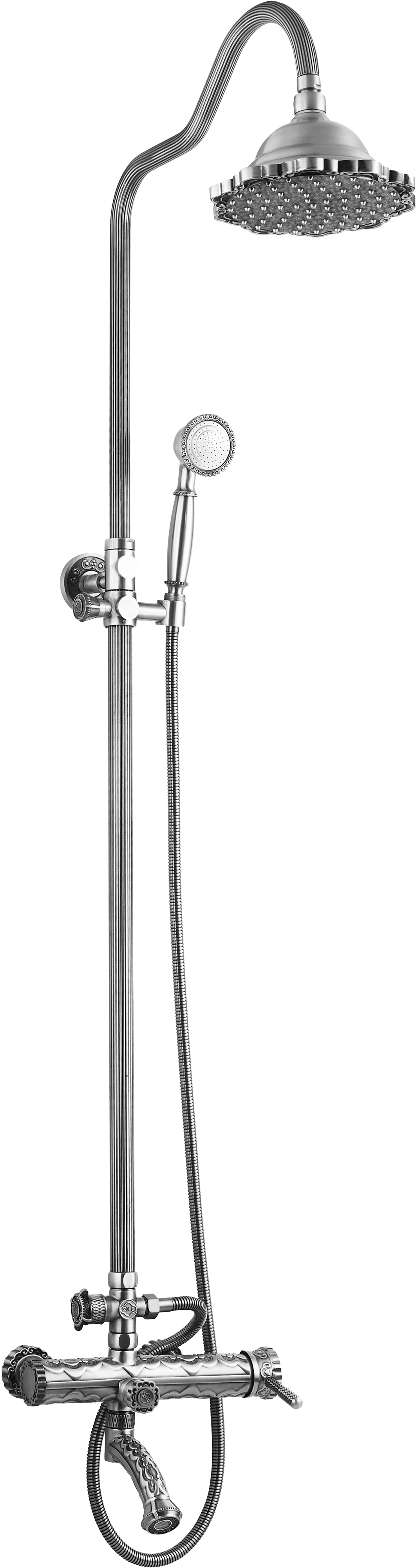 

Душевая стойка Zorg Antic A 103DS-SL, Серебро, Antic A 103DS-SL