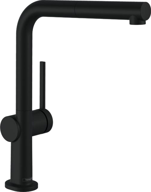 

Смеситель Hansgrohe Talis M54 72808670 для кухонной мойки, матовый черный