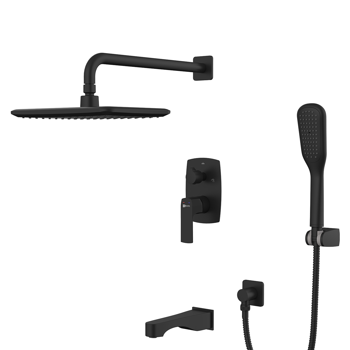 

Душевая система Lemark Ursus LM7222BL встраиваемая, черный, LM7222BL
