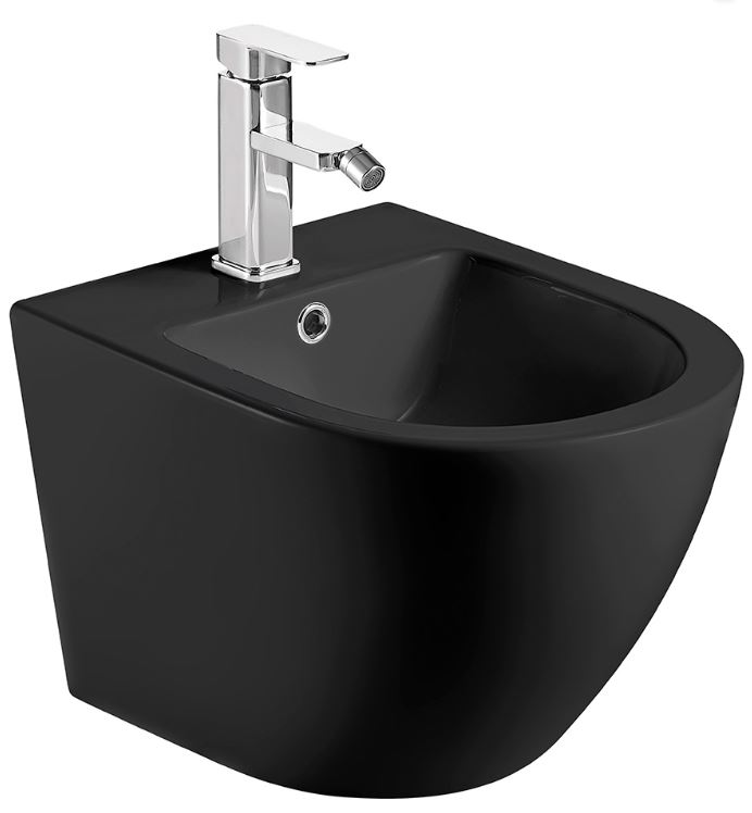 

Биде подвесное AQUAme AQM2102MB черное матовое, Черный матовый, AQM2102MB