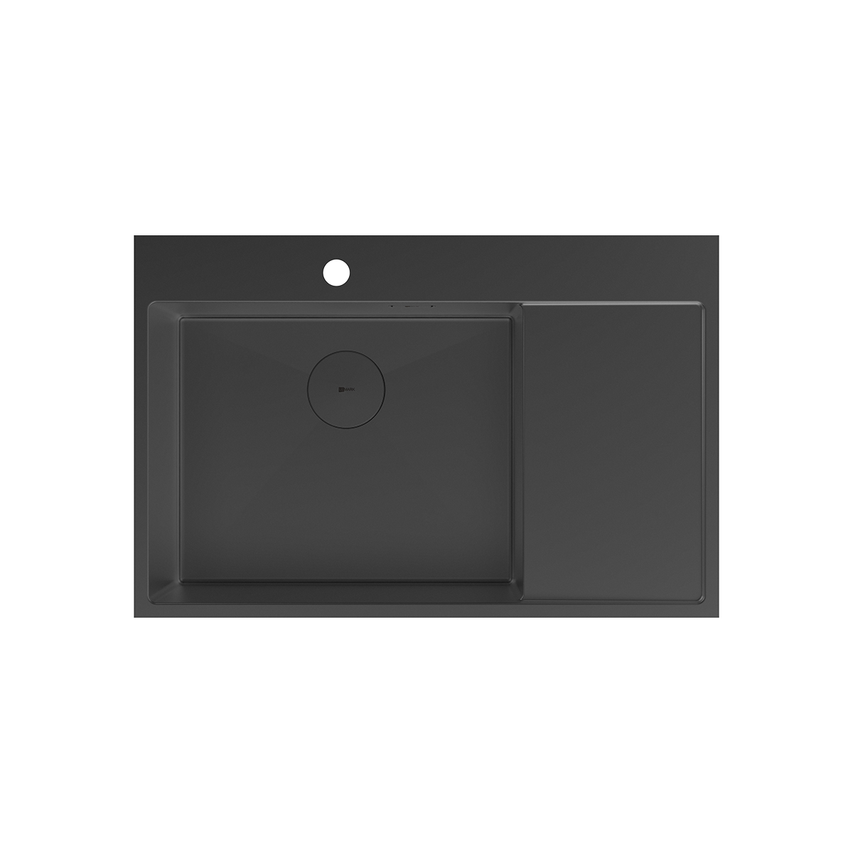 

Мойка кухонная Lemark Kezadra 780L 9932152 78 черная матовая, Черный матовый, 9932152