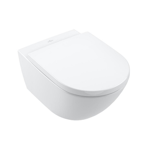 

Унитаз подвесной Villeroy & Boch Subway 3.0 4670T0RW Stone White CeramicPlus, Белый, 4670T0RW