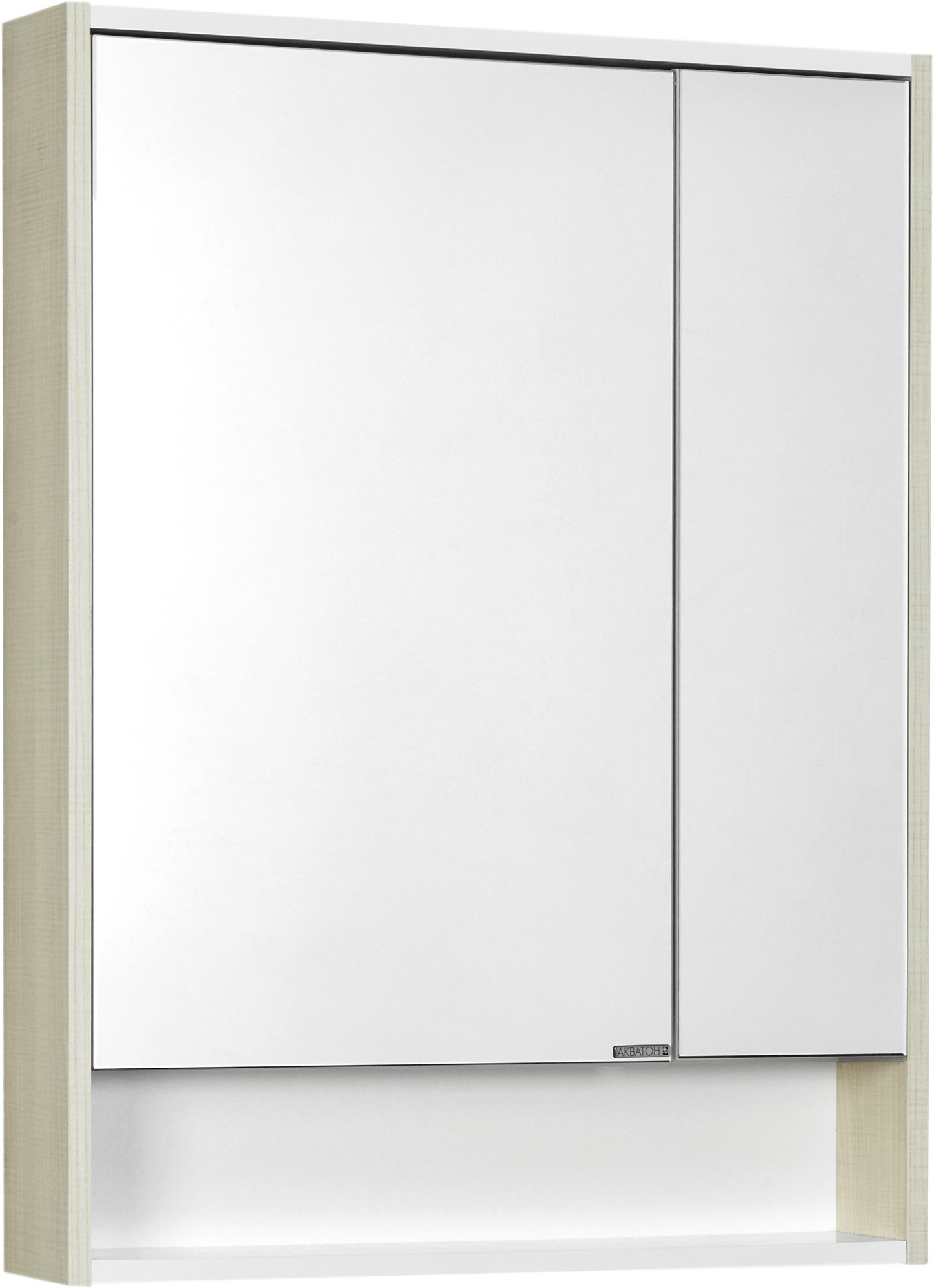 

Зеркало-шкаф Aquaton Рико 65 белый, ясень фабрик, Светлое дерево