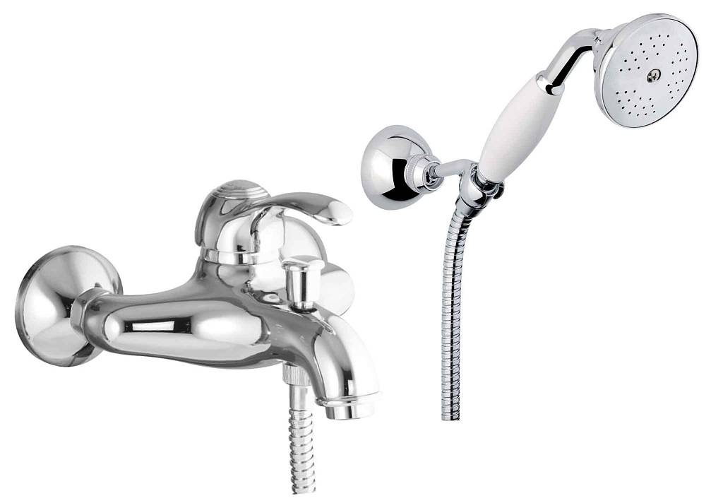 

Смеситель Webert Aurora AU850101015 для ванны с душем хром, AU850101015