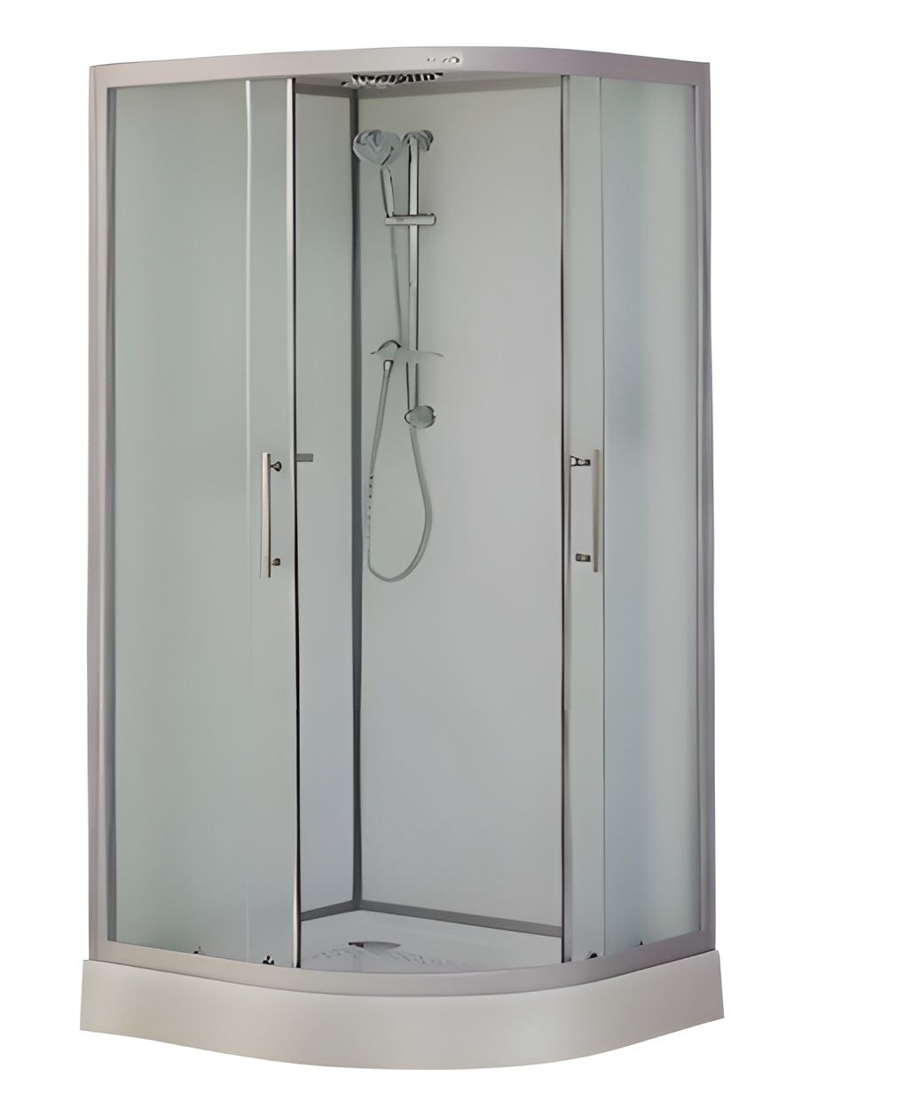 

Душевая кабина Esbano Elegancia ESKB100CR 100x100x210 см, с крышей, ESKB100CR