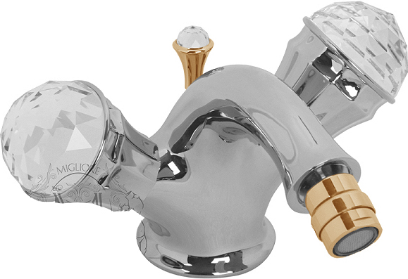 

Смеситель Migliore Korona Swarovski ML.KRN-4744 CrDo для биде, Золото, Korona Swarovski ML.KRN-4744 CrDo