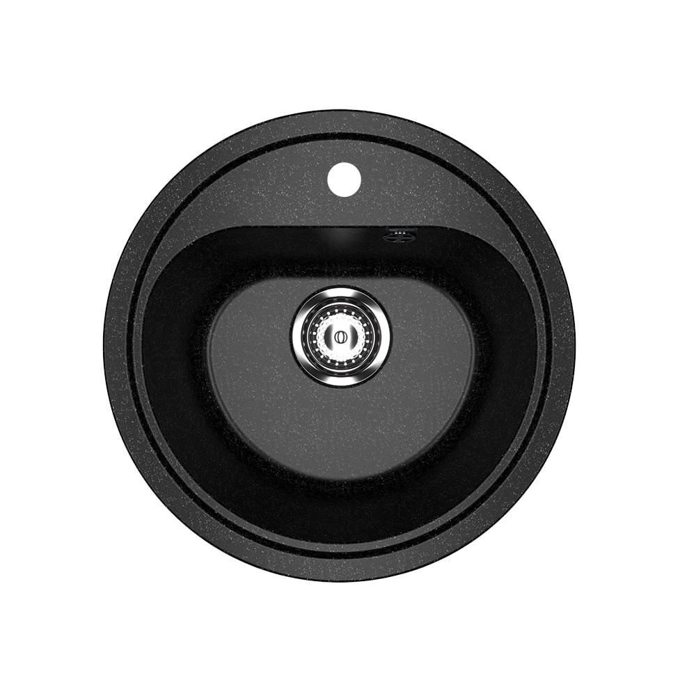 

Мойка кухонная Ulgran U-700-308 44х44 черная, Черный, U-700-308
